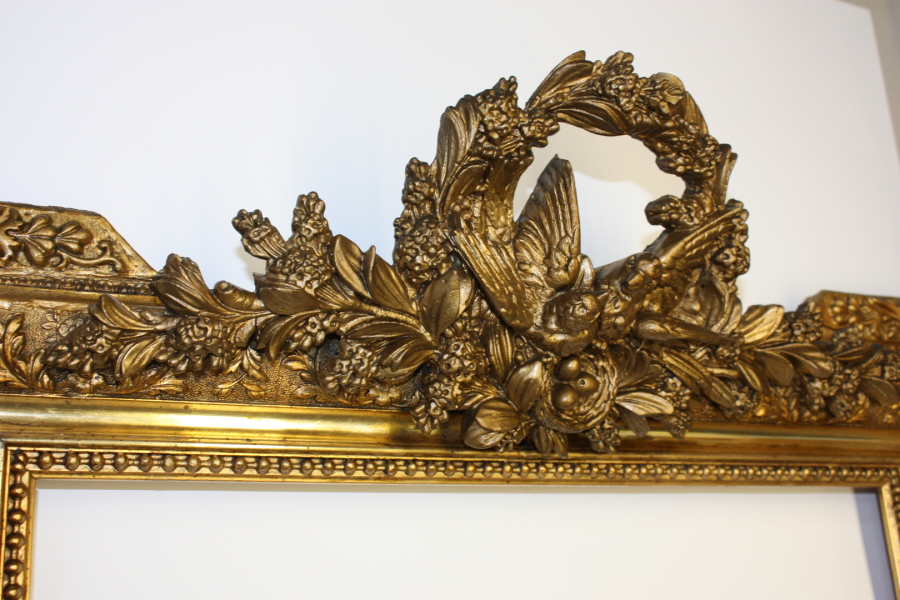 Vergoldeter Spiegelrahmen - Ornament - Rahmen Restaurierung München